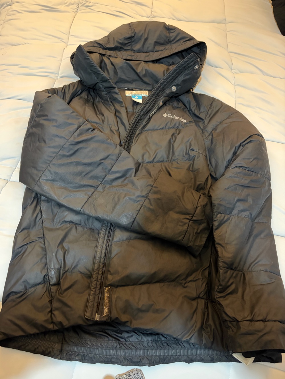 Columbia Kids Black Quilted Puffer Coat